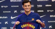 <font style='color:#000000'>Coutinho trains with Barcelona for the first time</font>