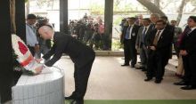 <font style='color:#000000'>Swiss President pays respect to martyrs, Bangabandhu</font>