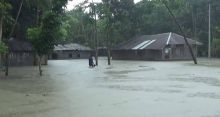 <font style='color:#000000'>Five villages flooded in Bhola</font>